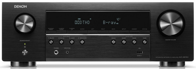 7,2-канальный 4K Ultra HD AV-ресивер Denon AVC-S 670H Black