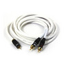 сабвуферний кабель Y-LINK 1RCA-2RCA WHITE 2M